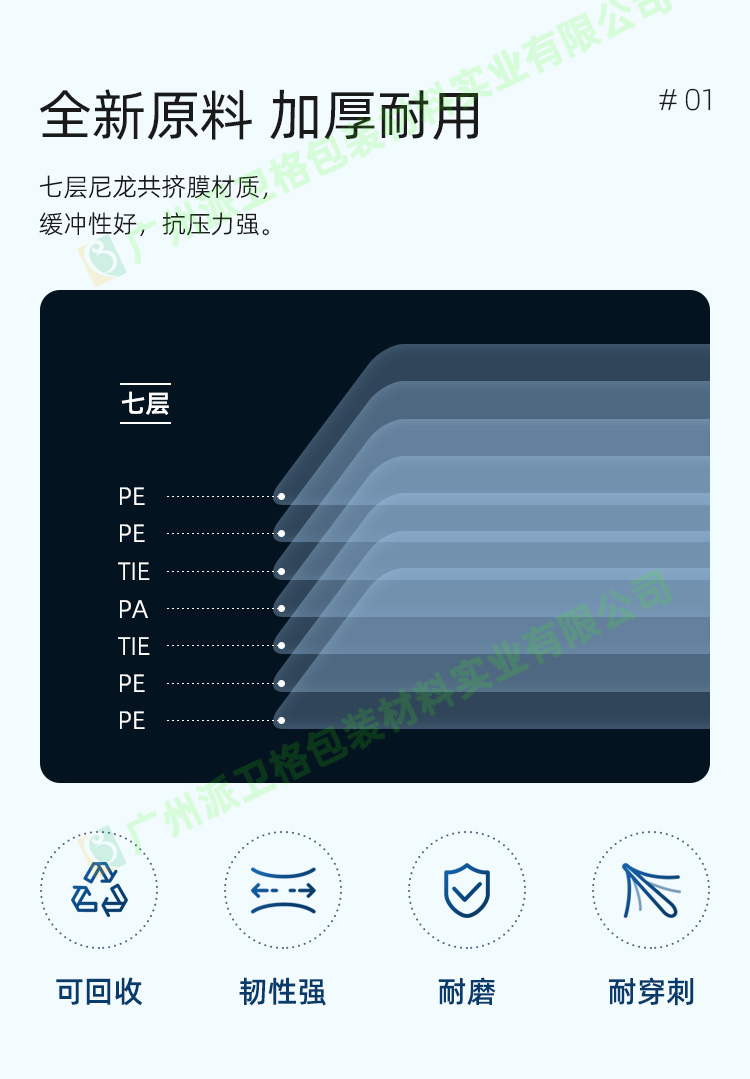 彩色金色紅酒氣柱袋緩沖包裝防震包裝定制