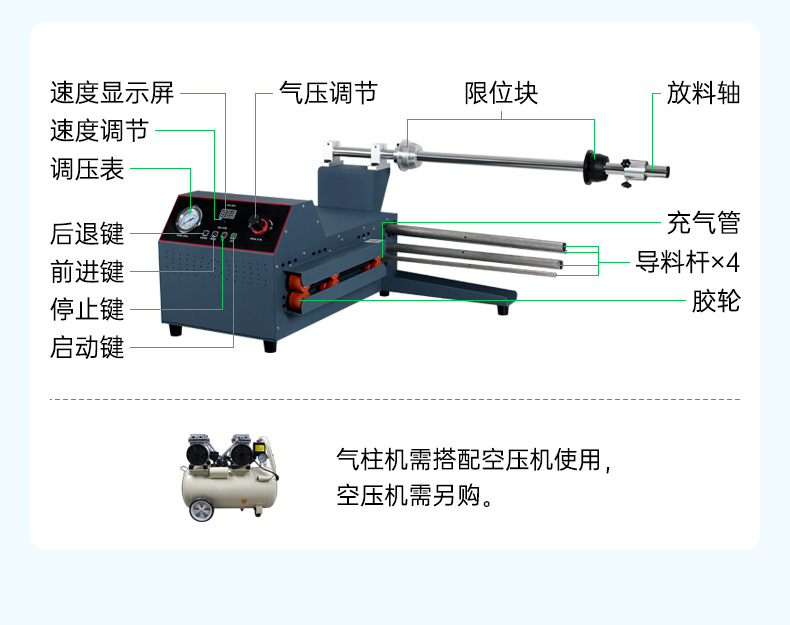 多功能氣柱充氣機 Q020