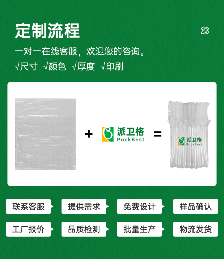 月餅盒防震氣柱袋氣泡柱